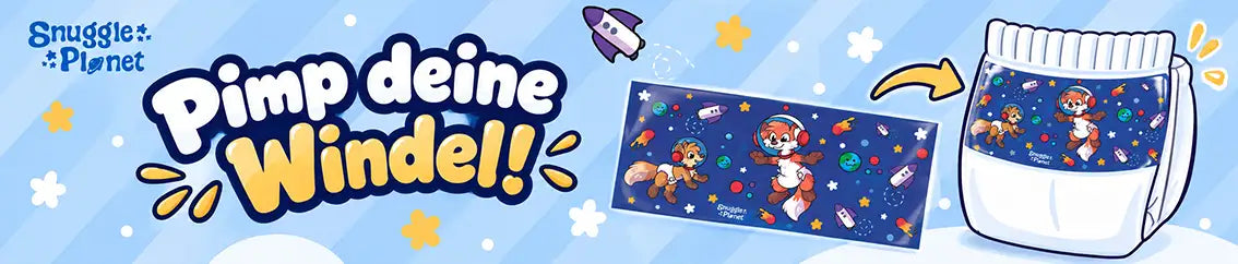 Pimp deine Windel! – Diaper Panel Sticker von SnugglePlanet: einfach aufkleben, fertig