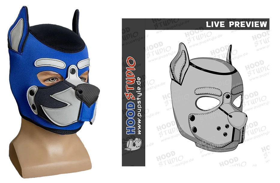 Hood Studio Editor Live Preview Beispiel